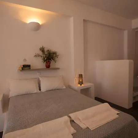With 2 In Paros, With Wonderful Sea View, Furnished Ba 酒店 Alikí