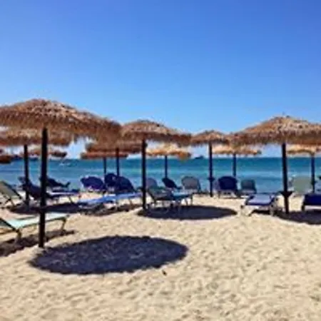 With 2 In Paros, With Wonderful Sea View, Furnished Ba 酒店
